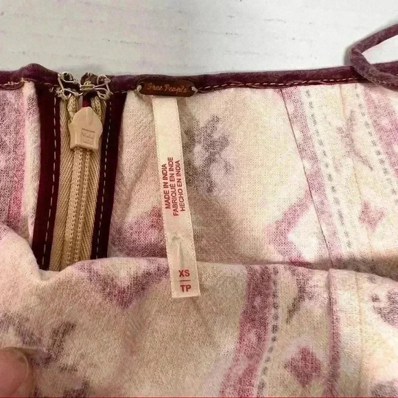 FREE PEOPLE Womens CLEO Aztec Printed Side Slit Wrap Mini Skirt Sz XS NWT Sample - Picture 11 of 11